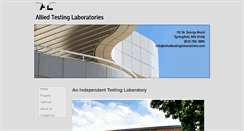Desktop Screenshot of alliedtestinglaboratories.com